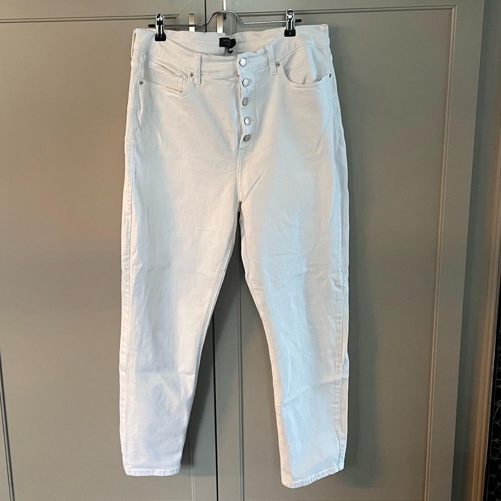 Banana Republic White Jeans